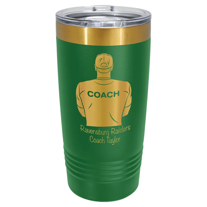 Copos Polar Camel de 20 oz com banho de iões de ouro