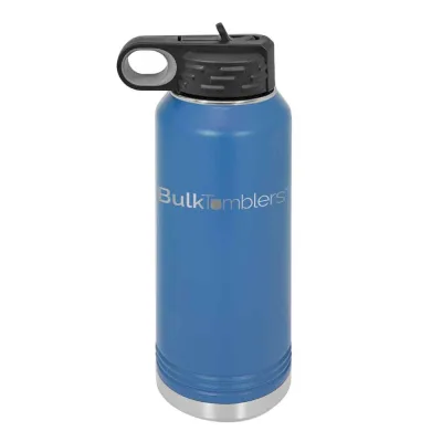 Botol Air 32 oz yang Dipersonalisasi dengan Logo Ukir Laser pada Stainless Steel Berinsulasi