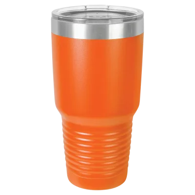 30 oz Promo personlig tumbler - 16 farver - logo laserskåret på isoleret rustfrit stål + låg