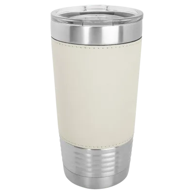 一箱24個 20 oz 仿皮保溫杯，不鏽鋼保溫 + 杯蓋