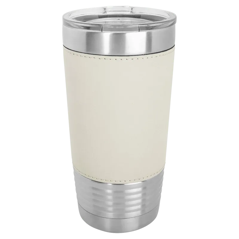 一箱24個 20 oz 仿皮保溫杯，不鏽鋼保溫 + 杯蓋