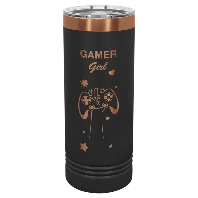 Copper Ion-Plated 22 oz Skinny Polar Camel Tumblers