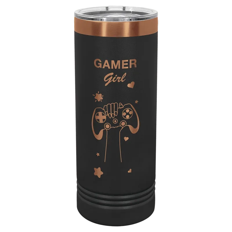 Kopparjonpläterade 22 oz Skinny Polar Camel-tumblers