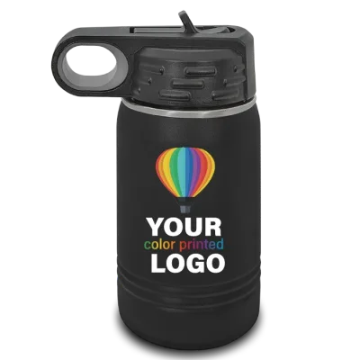 12 oz Insulated Sport Water Bottle -Mix & Match- Bulk Wholesale Personalized Engraved or Full Color Print Logo