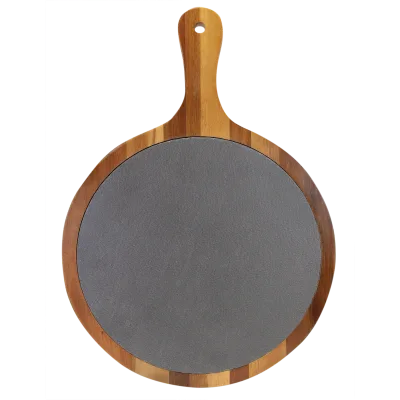 Acacia and Slate Cutting and Serving Board