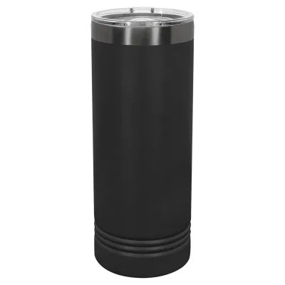 22 oz スキニー ステンレススチール 断熱 SureGrip タンブラー、ブランク、Polar Camel 蓋