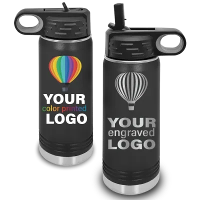 20 oz Insulated Sport Water Bottle -Mix & Match- Bulk Wholesale Personalized Engraved or Full Color Print Logo