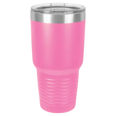30 oz Promo personlig tumbler - 16 farver - logo laserskåret på isoleret rustfrit stål + låg