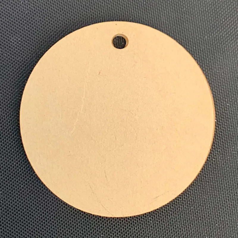 100 unidades - Forma redonda circular de acrílico en blanco - Tamaño de 1" a 5"