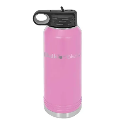 Botol Air 32 oz yang Dipersonalisasi dengan Logo Ukir Laser pada Stainless Steel Berinsulasi