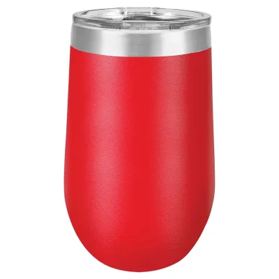 16 oz Weinbecher mit Logo lasergraviert auf isolierten Edelstahl-Weinbechern + Deckel