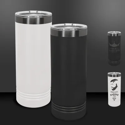Vasos Skinny de 22 oz con baño iónico para promociones -Combina y mezcla- Venta al por mayor personalizada con grabado o impresión de logo a todo color