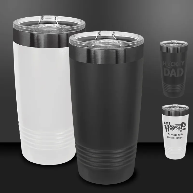 20 oz Ionpläterade Promotumblers – Mix & Match – Grossistparti med personlig gravering eller logotyp i fyrfärgstryck