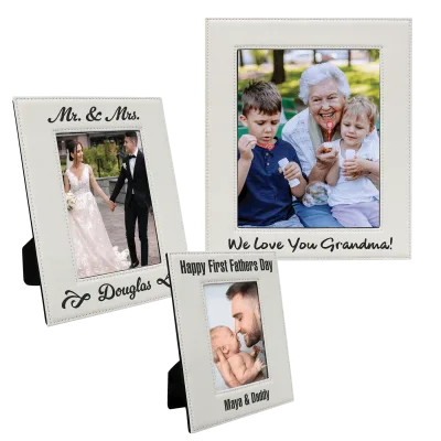 4 x 6 Leatherette Photo Frames