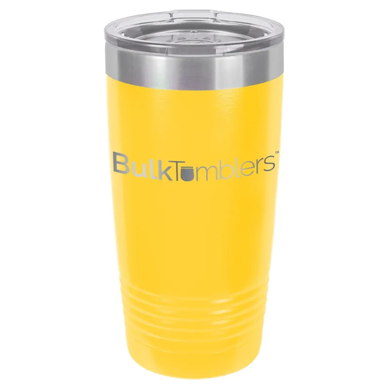 Vaso térmico personalizado promocional de 20 oz -16 colores- Logo grabado con láser en acero inoxidable isotérmico + tapa