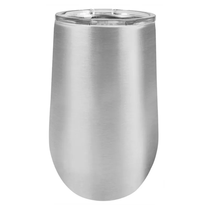 16 oz Weinbecher mit Logo lasergraviert auf isolierten Edelstahl-Weinbechern + Deckel