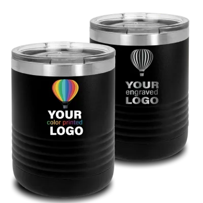 Tumbler Lowball 10 oz -Mix & Match- Grosir Massal dengan Logo Ukir Personal atau Cetak Warna Penuh