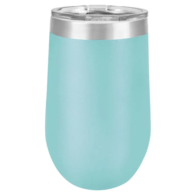 16 oz Weinbecher mit Logo lasergraviert auf isolierten Edelstahl-Weinbechern + Deckel