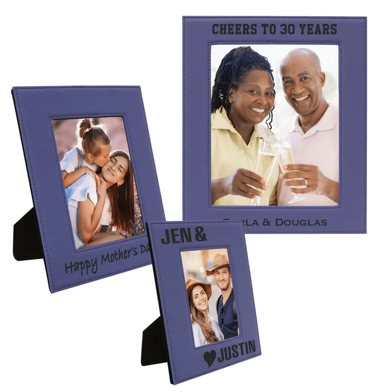 4 x 6 Leatherette Photo Frames