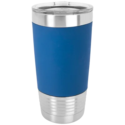 Blank 20 oz silikontermos, isolert rustfritt stål + lokk