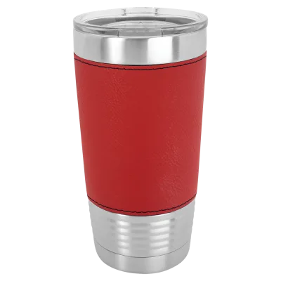 一箱24個 20 oz 仿皮保溫杯，不鏽鋼保溫 + 杯蓋