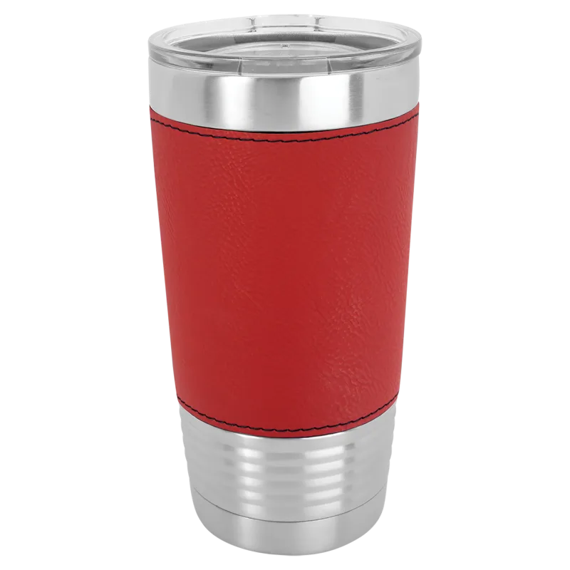 一箱24個 20 oz 仿皮保溫杯，不鏽鋼保溫 + 杯蓋
