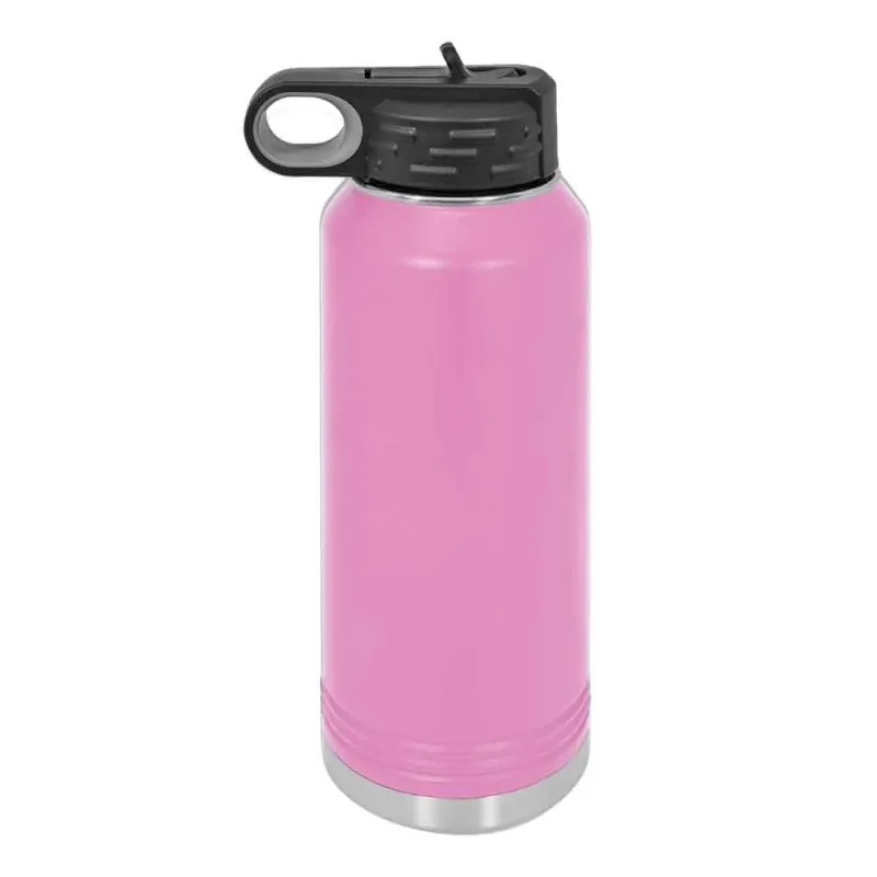 32 oz rustfritt stål pulverlakkert blank isolert sportsvannflaske Polar Camel