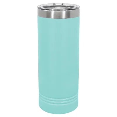22 oz スキニー ステンレススチール 断熱 SureGrip タンブラー、ブランク、Polar Camel 蓋