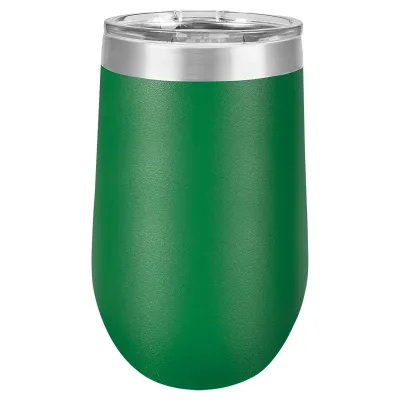 16 oz Weinbecher mit Logo lasergraviert auf isolierten Edelstahl-Weinbechern + Deckel