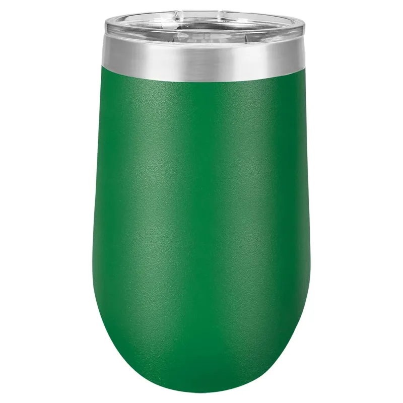 16 oz Weinbecher mit Logo lasergraviert auf isolierten Edelstahl-Weinbechern + Deckel