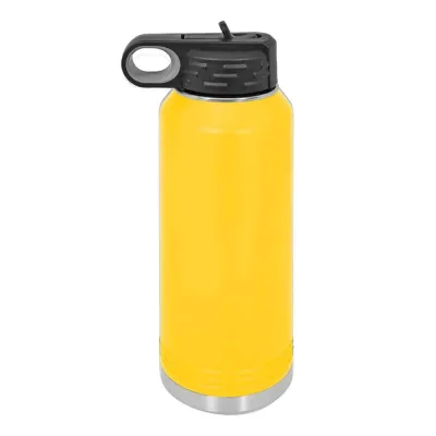 32 oz rustfritt stål pulverlakkert blank isolert sportsvannflaske Polar Camel