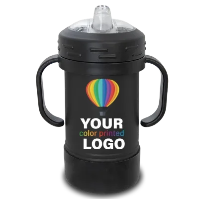 10 oz Promo Sippy Cup Kids Tumblers -Mix & Match- Bulk Wholesale Personalized Engraved or Full Color Print Logo