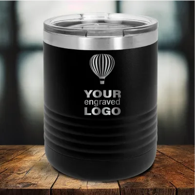 Tumbler Lowball 10 oz -Mix & Match- Grosir Massal dengan Logo Ukir Personal atau Cetak Warna Penuh