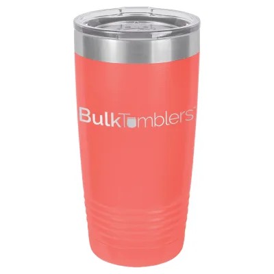 Vaso térmico personalizado promocional de 20 oz -16 colores- Logo grabado con láser en acero inoxidable isotérmico + tapa