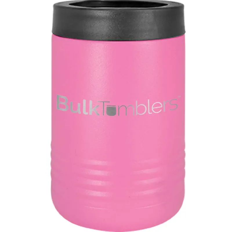 Promo Personalized Beverage Holder for Can / Bottle w Logo Laser Engraved on Insulated Stainless Steel
