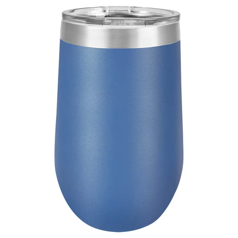 16 oz Weinbecher mit Logo lasergraviert auf isolierten Edelstahl-Weinbechern + Deckel