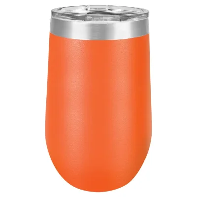 16 oz Weinbecher mit Logo lasergraviert auf isolierten Edelstahl-Weinbechern + Deckel