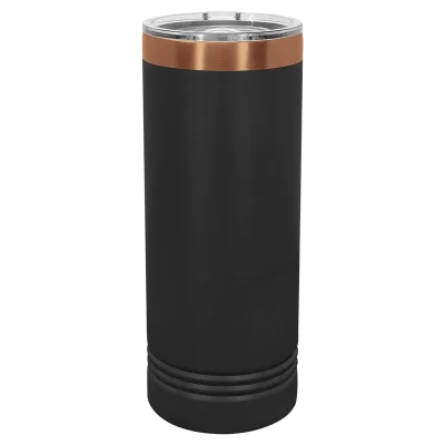 22 oz スキニー ステンレススチール 断熱 SureGrip タンブラー、ブランク、Polar Camel 蓋