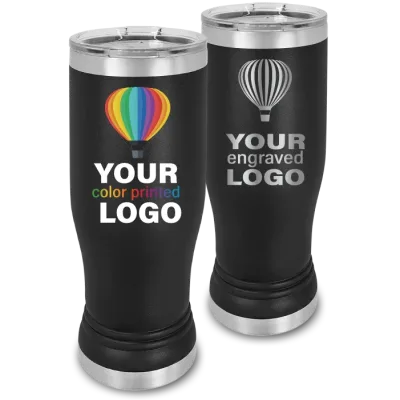 20 oz Promo Pilsner Beer Tumblers -Mix & Match- Bulk Wholesale Personalized Engraved or Full Color Print Logo