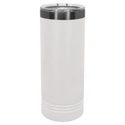 22 oz スキニー ステンレススチール 断熱 SureGrip タンブラー、ブランク、Polar Camel 蓋