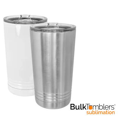 16 oz Kubek termiczny SUBLIMACYJNY ze stali nierdzewnej z powłoką SureGrip i pokrywką