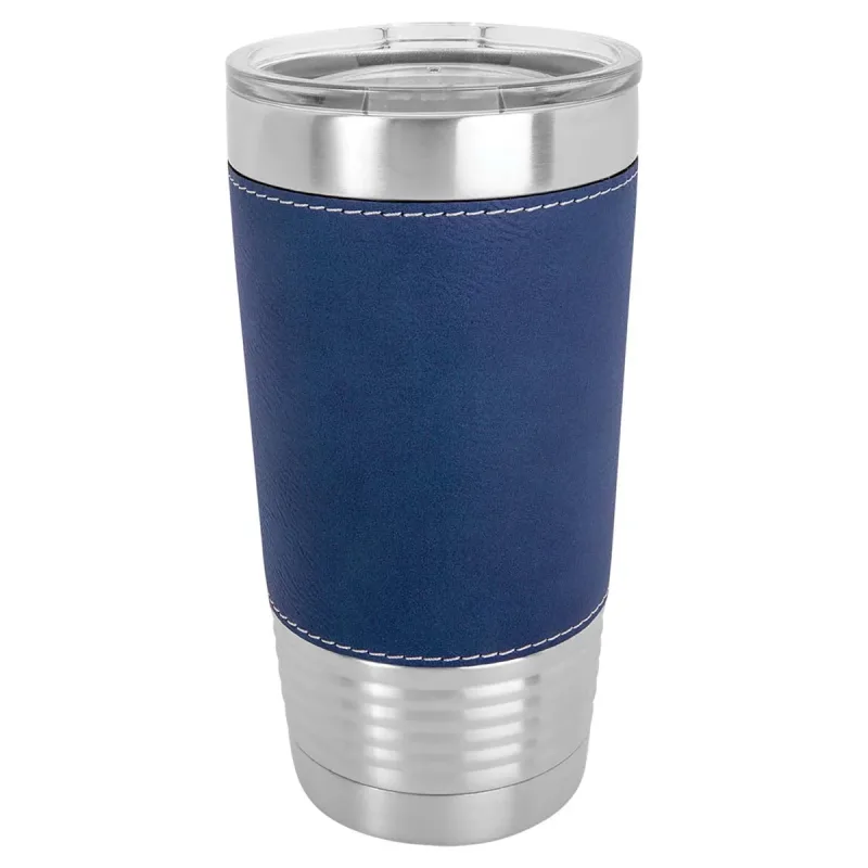 一箱24個 20 oz 仿皮保溫杯，不鏽鋼保溫 + 杯蓋