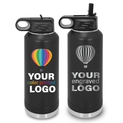 40 oz Insulated Sport Water Bottle -Mix & Match- Bulk Wholesale Personalized Engraved or Full Color Print Logo