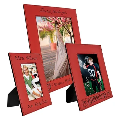 4 x 6 Leatherette Photo Frames