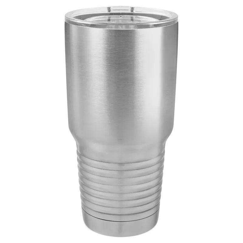 30 oz Promo personlig tumbler - 16 farver - logo laserskåret på isoleret rustfrit stål + låg