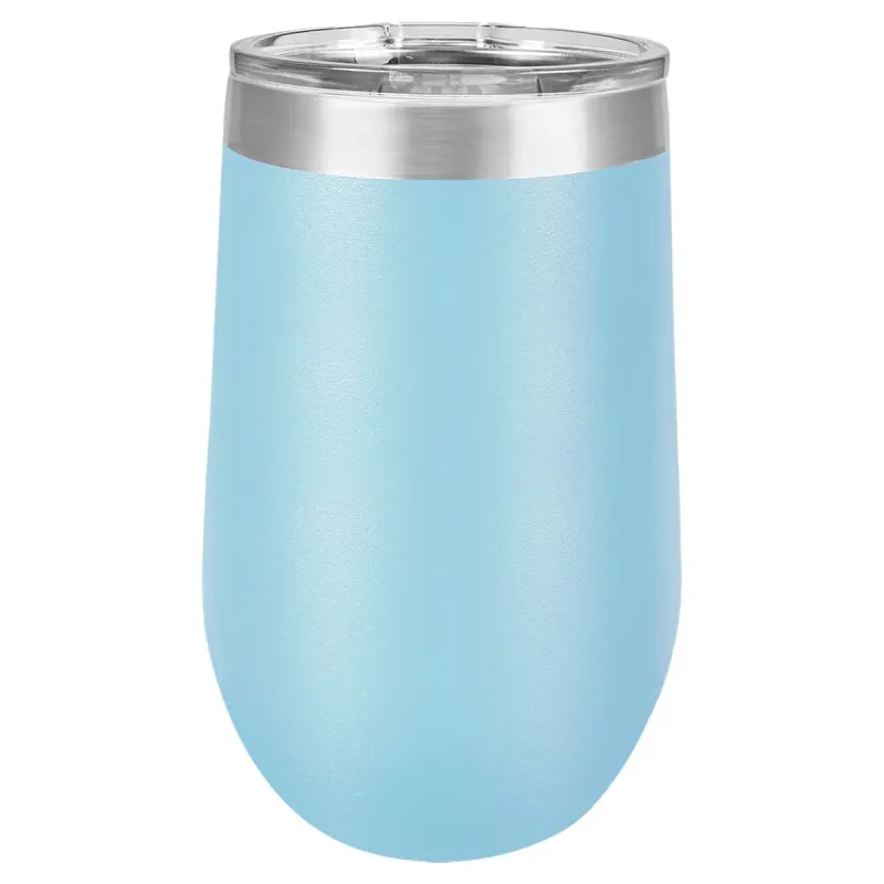 16 oz Weinbecher mit Logo lasergraviert auf isolierten Edelstahl-Weinbechern + Deckel