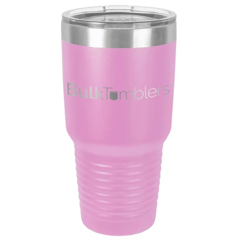 SALE - Bulk Wholesale Personalized Laser Engraved or Full Color Print Stainless Steel Vacuum Insulated Tumblers - As Low As $13.50 each