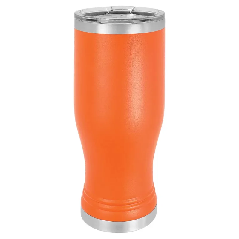 Kubek Pilsner 20 oz z podwójnymi ściankami, izolowany ze stali nierdzewnej + pokrywka