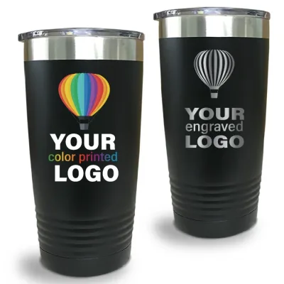 Copos promocionais de 20 oz -Combine e misture- Venda por grosso personalizada com logótipo gravado ou impresso a cores