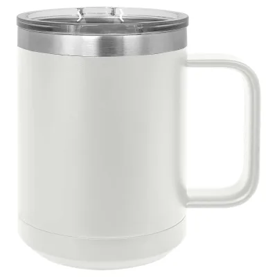 15 oz kaffekrus SUBLIMASJON i rustfritt stål, isolert termokrus med lokk